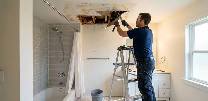 Bathroom Leak Ceiling Repair in Wildomar