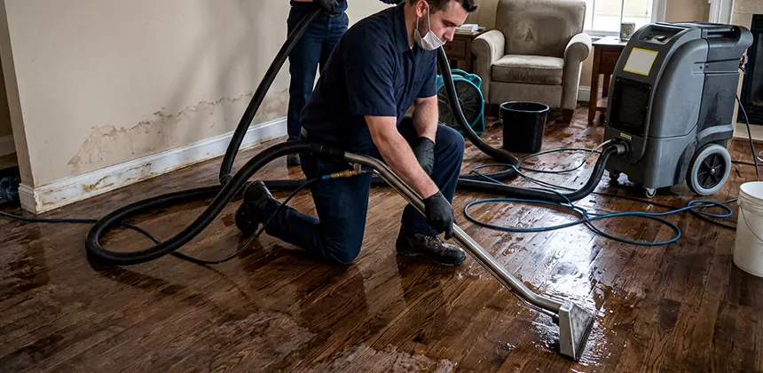 Hardwood Floor Water Extraction in Wildomar